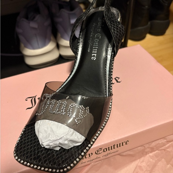Juicy Couture Black Heels - Picture 2 of 6